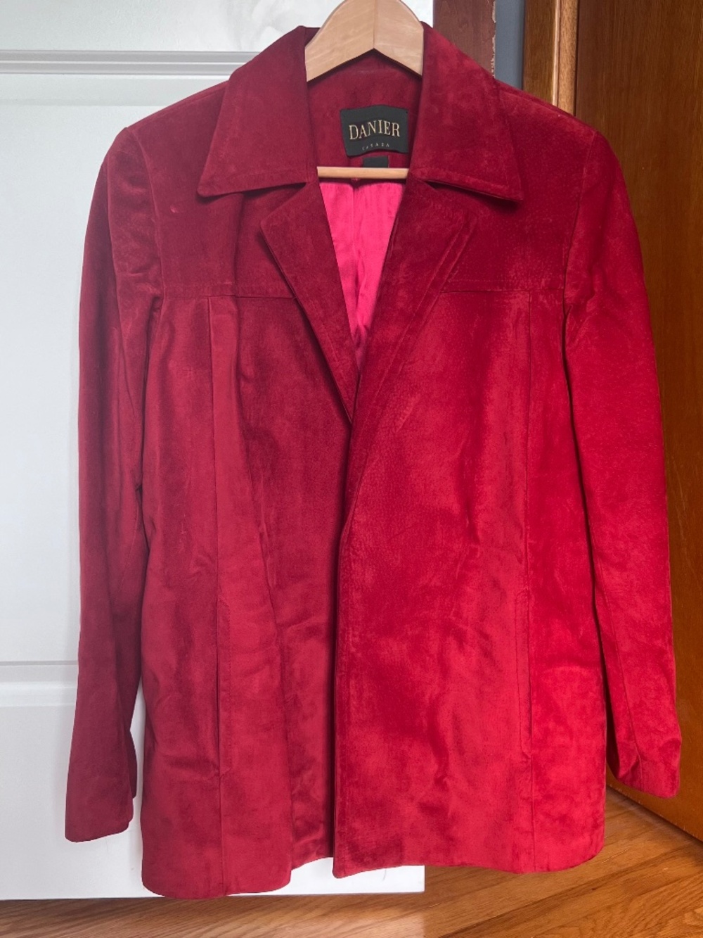 Vintage Danier Leather- Suede Blazer Jacket - Size XS